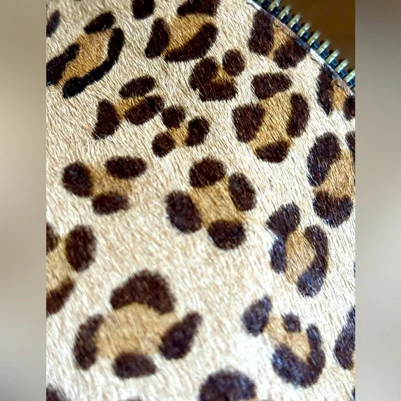 CARLOS LEOPARD COW HIDE ZIPPER HEEL - Picture 5 of 7